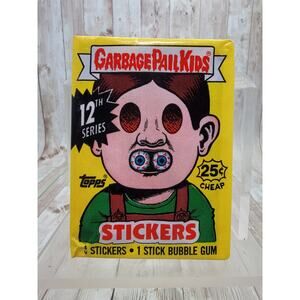 1988 Topps GARBAGE PAIL KIDS 12th SERIES - 1 Vintage Sealed Retail Wax Pack